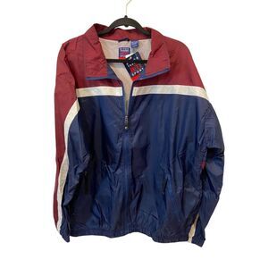 River Trader Sport‎ Jacket Colorblock Full Zip Multicolored Mens L Windbreaker